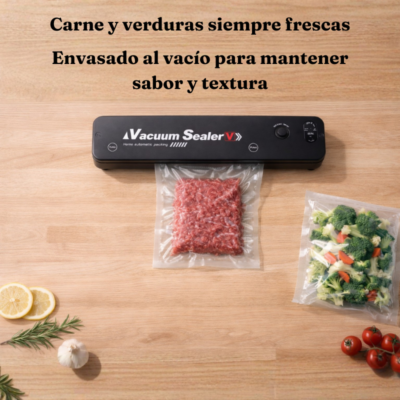 Envasadora al vacío automática 28 cm (220V) + 10 bolsas | Envío GRATIS 48–72h España