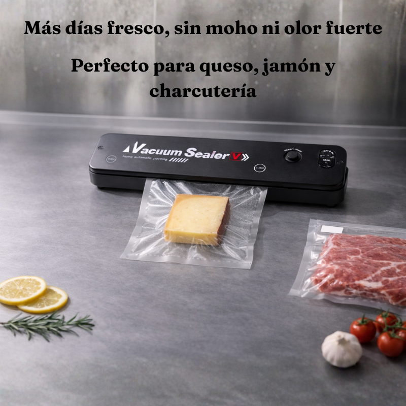 Envasadora al vacío automática 28 cm (220V) + 10 bolsas | Envío GRATIS 48–72h España