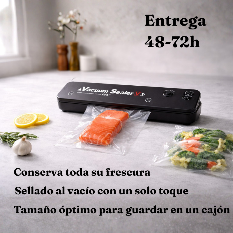 Envasadora al vacío automática 28 cm (220V) + 10 bolsas | Envío GRATIS 48–72h España