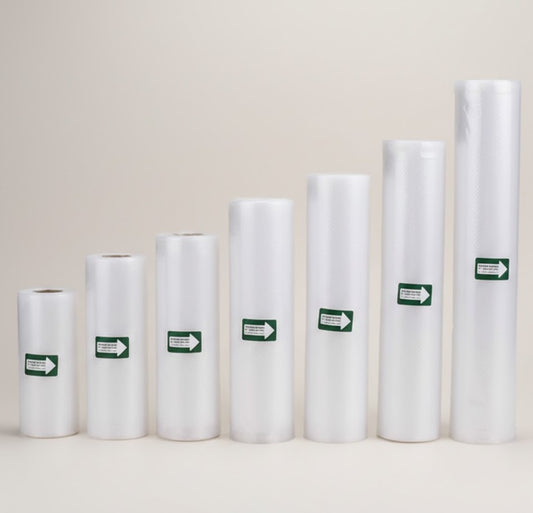 Rollos de Bolsas para Envasar al Vacío 5 m | Anchos 12-28 cm (Corte a Medida)